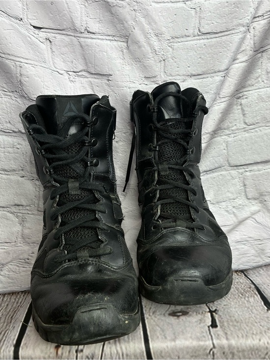 Reebok Duty Men\'s Sublite Cushion Tactical Leather Work Boot  Black Sz 8.5 AS IS main image 9